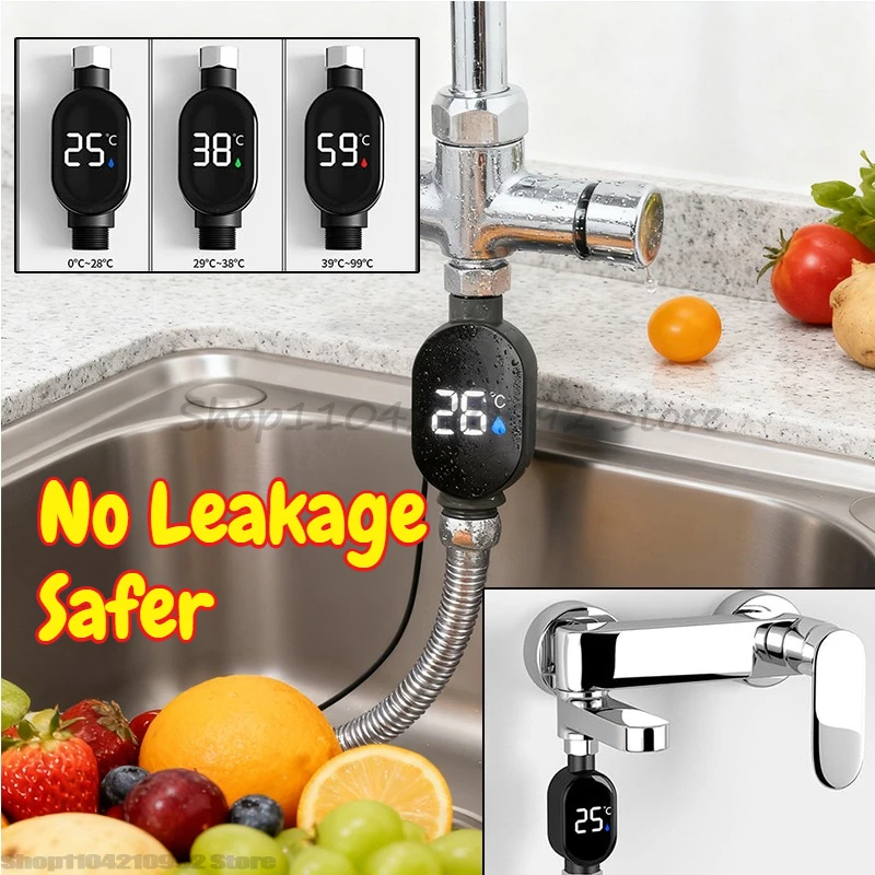 Home Automation Industry - Black Bathroom Led Display Home Water