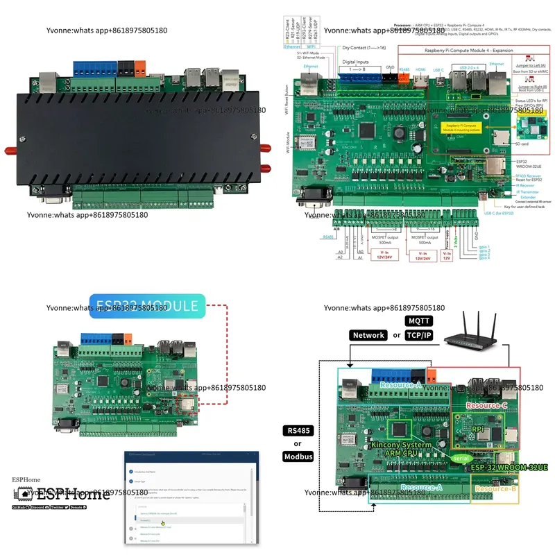 KC868-Server Ethernet Wifi RS2 - Diy Home Automation Server recension och pris