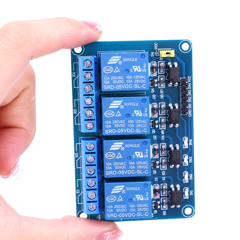 5V 12V 4 Channel Relay Board w - Home Automation Arduino recension och pris