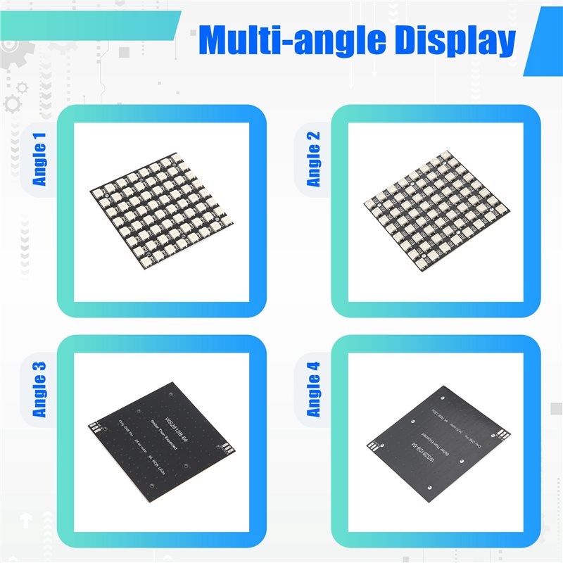 2025 Trend WS2812 LED 5050 RGB - Rgb Led Matrix 8X8 recension och pris