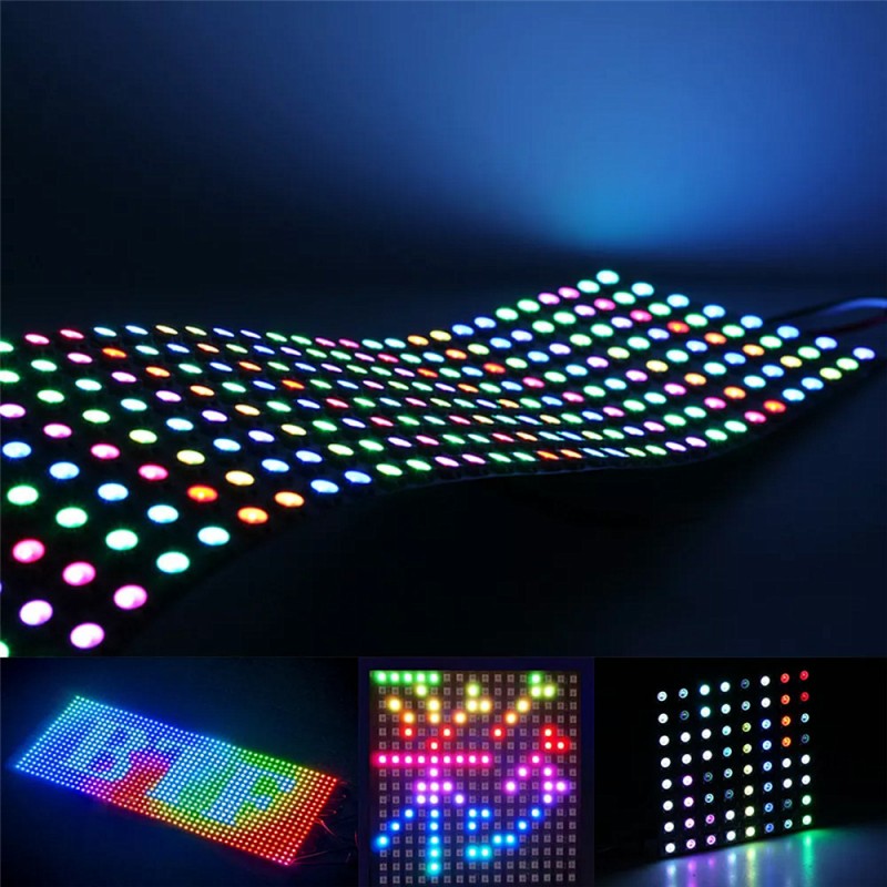 DC12V WS2815 DC5V WS2812B RGB  - Rgb Led Matrix 8X8 recension och pris