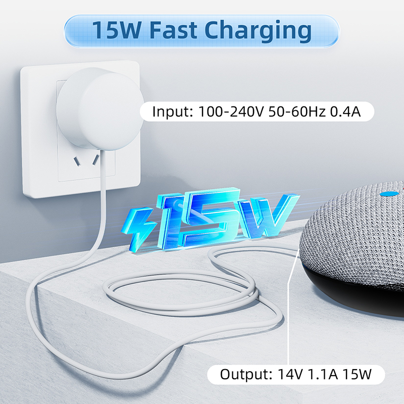 15W OEM Charger for Google Nes - Google Speaker Nest Audio recension och pris