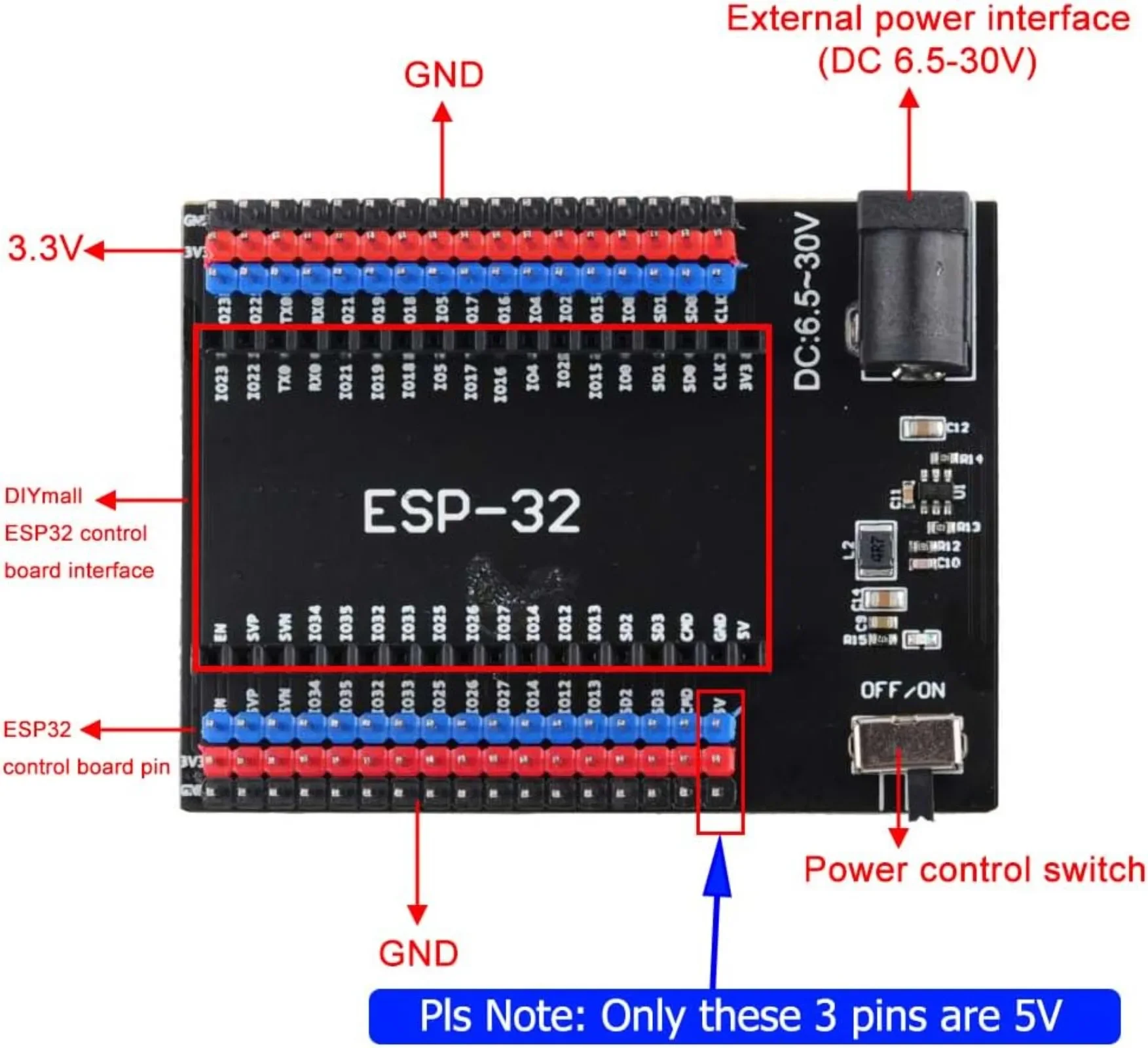 DEVIT V1 ESP32-32 Development  - Home Automation Arduino recension och pris