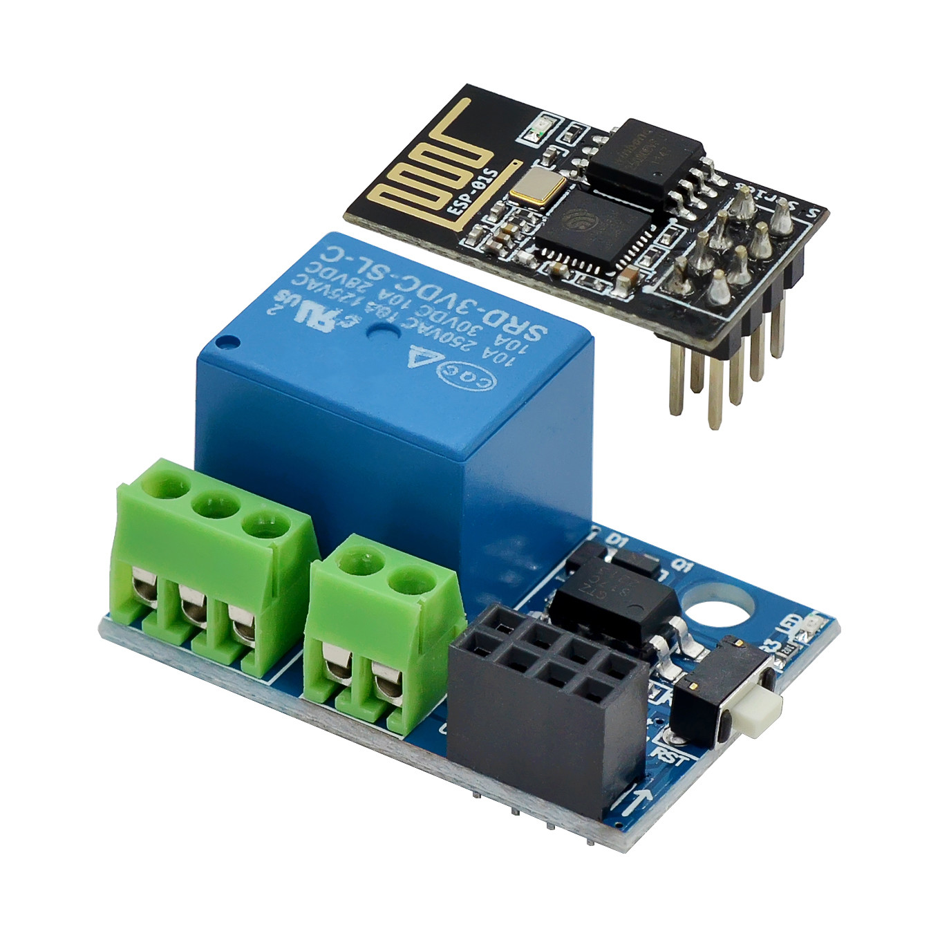 ESP-01S WiFi Relay Module 5V 1 - Keys Diy Home Automation Kit With Esp32 recension och pris