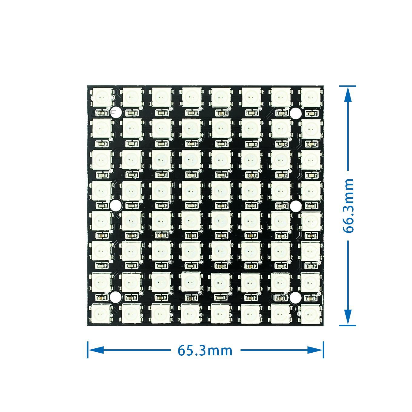 WS2812 LED 5050 RGB 8x8 4 16 2 - Rgb Led Matrix 8X8 recension och pris