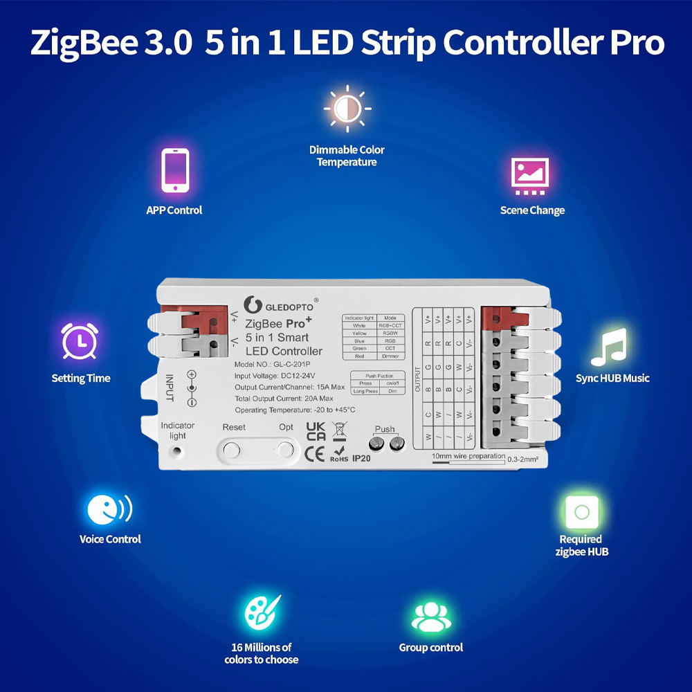 Smart ZigBee 3.0 LED Controlle - Zigbee Coordinator Stick recension och pris