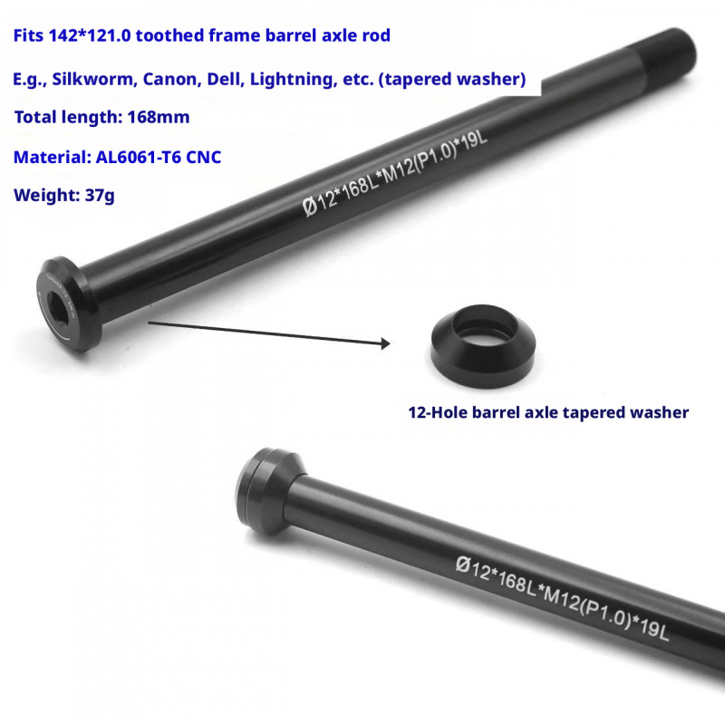 Road Bike Thru Axle M12x1.0 Th - Matter Hub Thread recension och pris