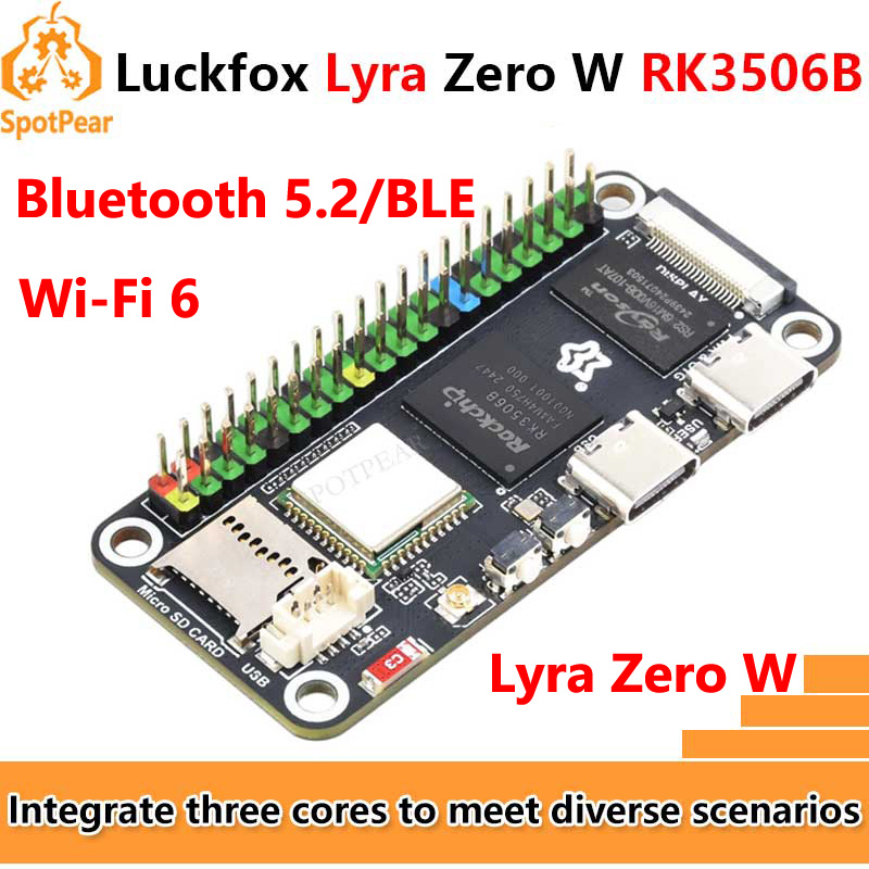 Luckfox Lyra Zero W RK3506B Ro - Pi Zero W Board recension och pris