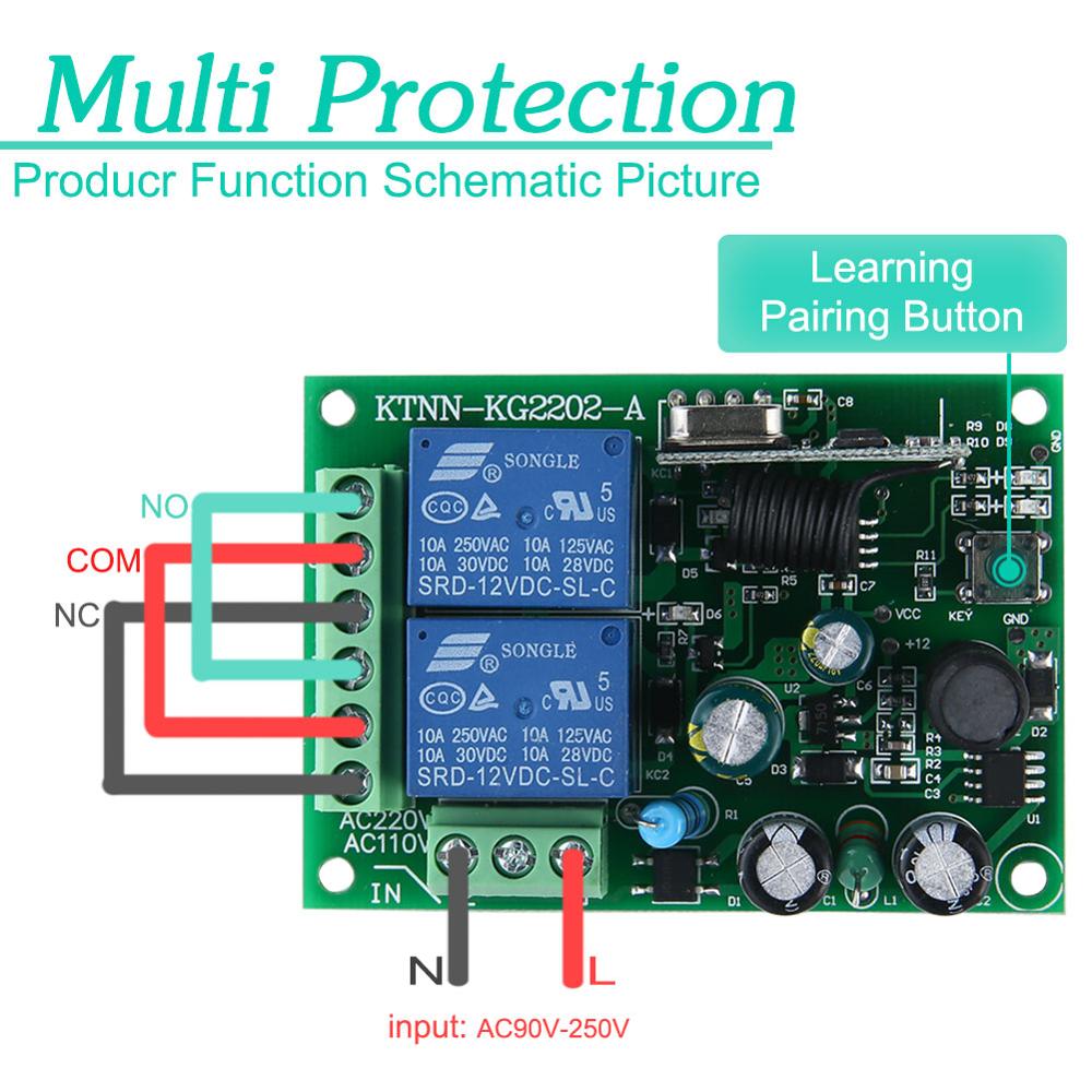 433Mhz Universal Wireless Remo - 433Mhz Receiver Module recension och pris