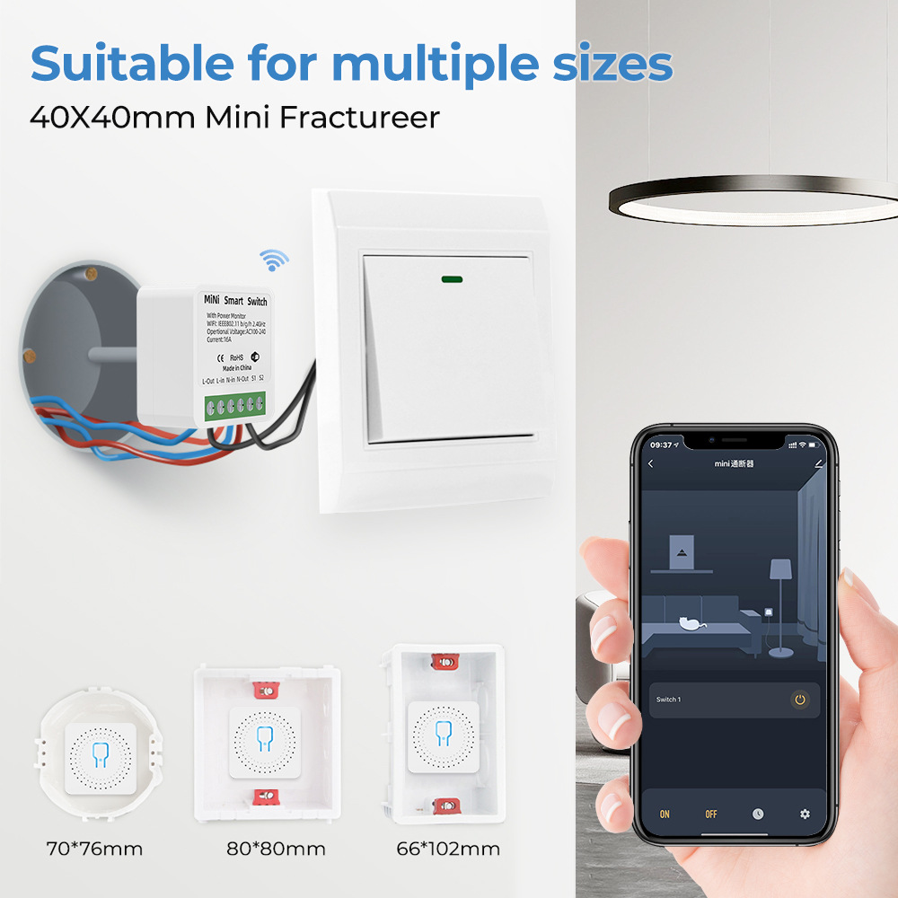 Zigbee / WiFi Smart Switch wit - Home Automation Industry recension och pris