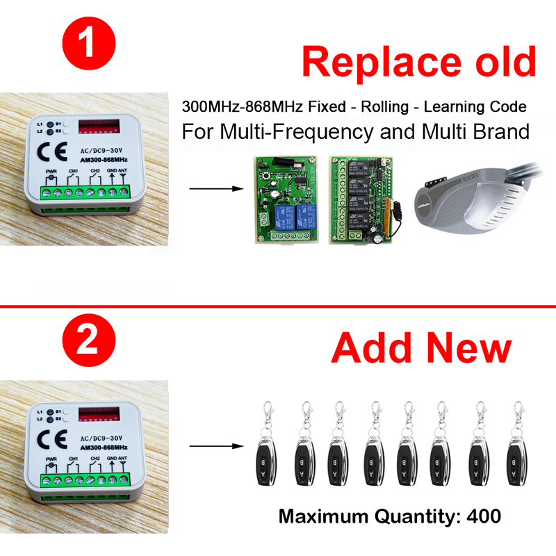 1-20pcs New Universal RX MULTI - 433Mhz Receiver Module recension och pris