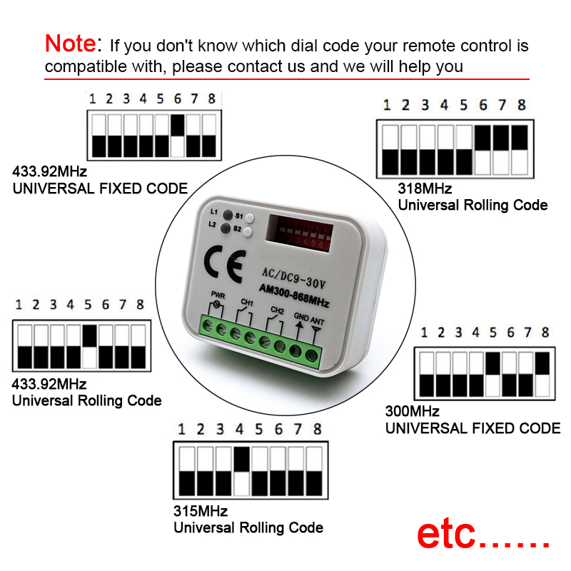 1-20pcs New Universal RX MULTI - 433Mhz Receiver Module recension och pris