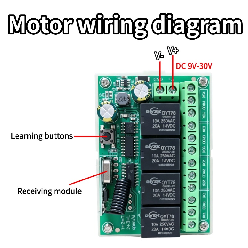 Universal Wireless Remote Cont - 433Mhz Receiver Module recension och pris