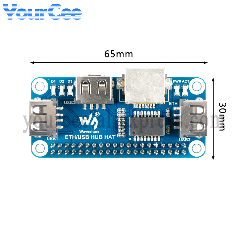 USB HUB HAT to Ethernet RJ45 N - Pi Zero W Board recension och pris